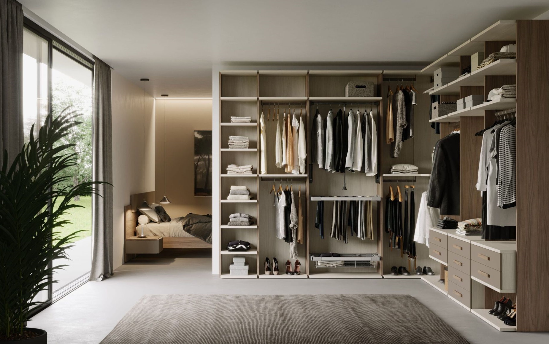 Cabina armadio arredia a